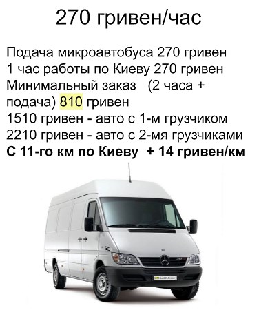 ПЕРЕВОЗКА МЕБЕЛИ КИЕВ СПРИНТЕР
