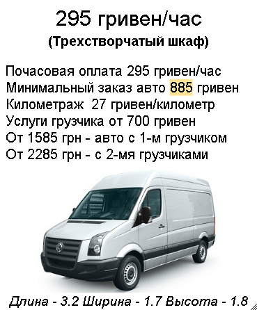 ПЕРЕВЕЗТИ ШКАФ КИЕВ