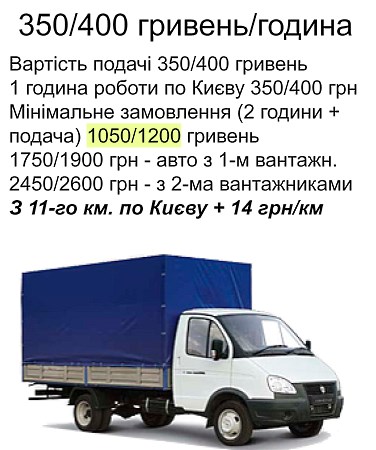 ВАНТАЖНІ ПЕРЕВЕЗЕННЯ КИЇВ ГАЗЕЛЬ